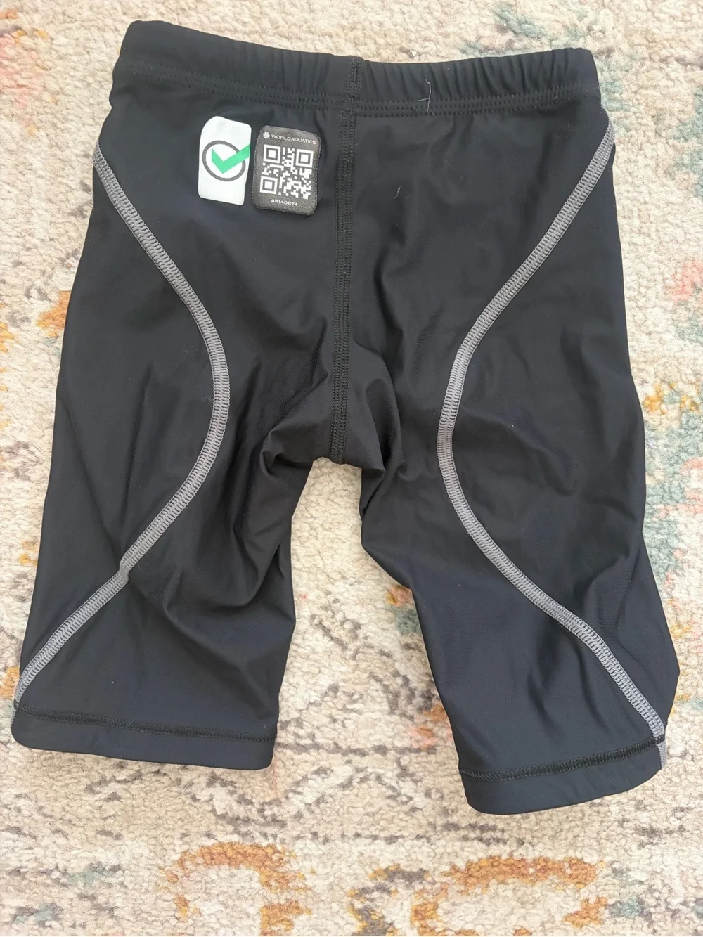 Arena Kids' Black Jammer Swim Shorts